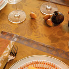 Tablecloth Manor lane Orange 175x175 100% cotton, , hi-res image number 2