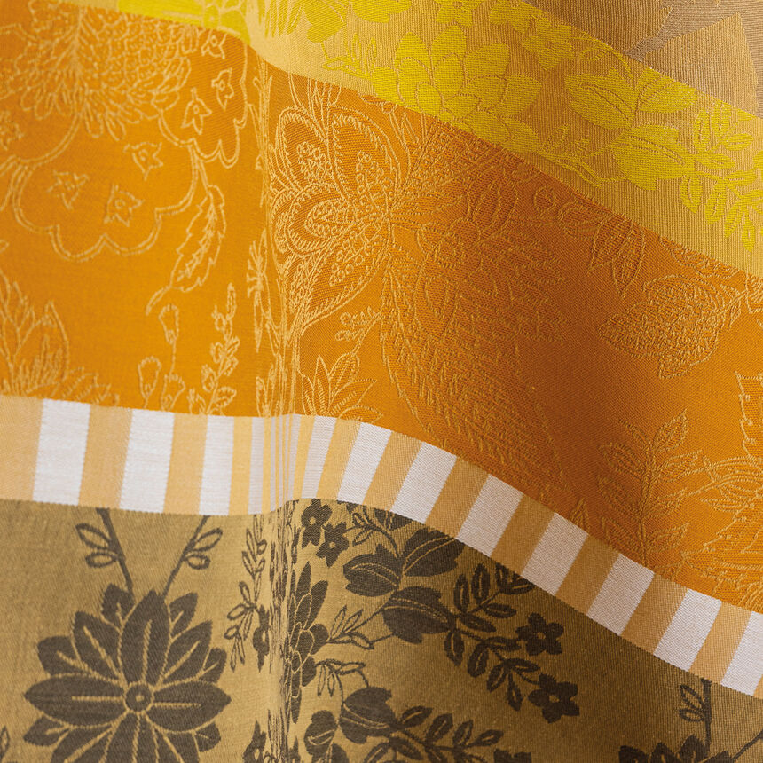 Tablecloth Gipsy Yellow 175x175 100% cotton, , hi-res image number 5