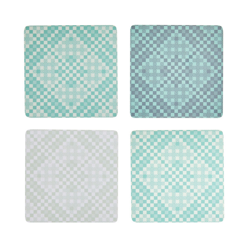 Coasters Essentiel Green 9x9 100% Wood, , hi-res image number 1