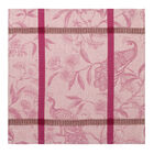 Napkin &Agrave; l'orangerie Pink 55x55 100% linen, , hi-res image number 1