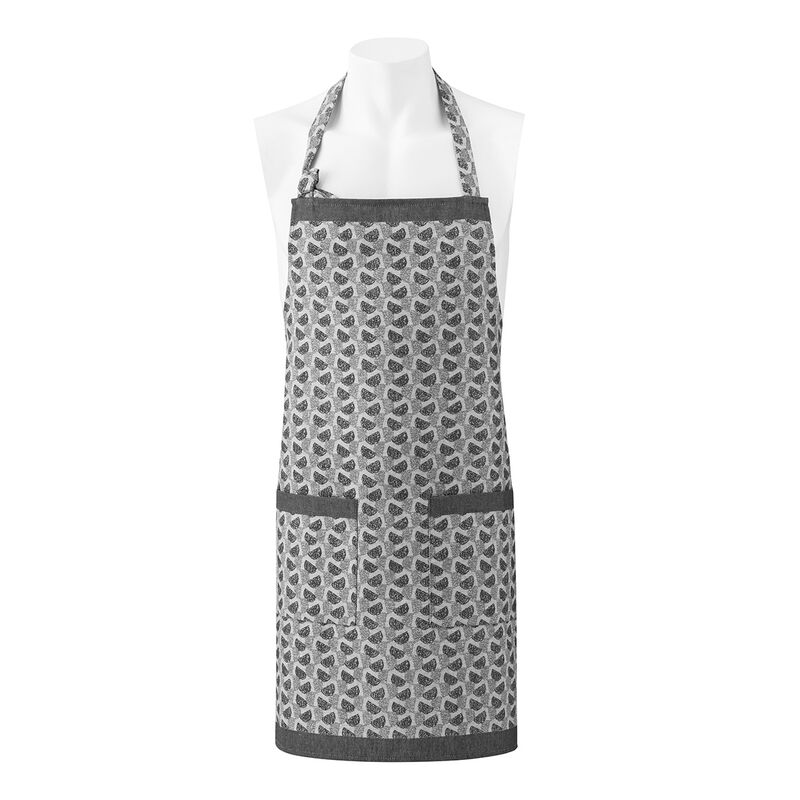 Apron Empreintes Black 80x96 100% cotton, , hi-res image number 0