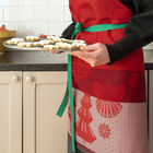 Apron Lumières d'étoiles Red 80x96 100% cotton, , hi-res image number 0