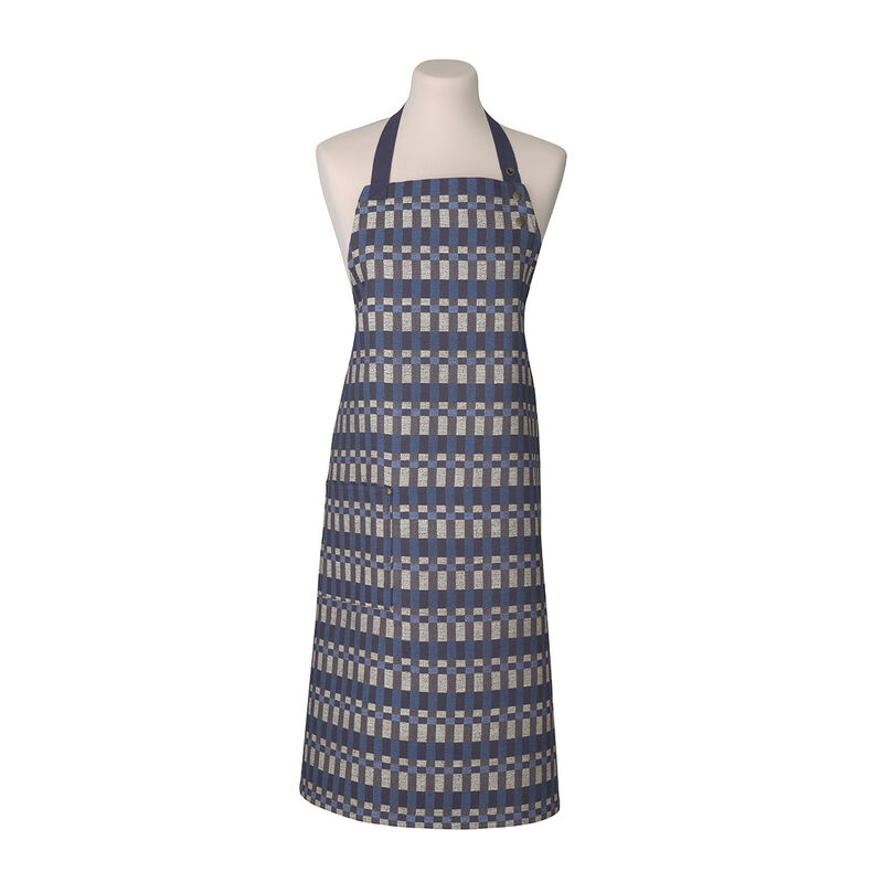 Apron Origin Rythme Blue 90x100 100% cotton, , hi-res image number 1