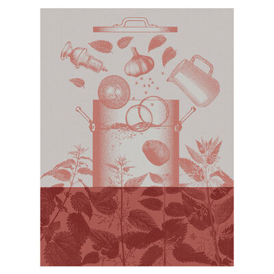 Tea towel Veloutés d'orties Cotton, Lyocell,  Tea towel Veloutés d'orties Cotton, Lyocell
