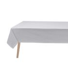 Tablecloth Club White 150x150 89% cotton / 11% linen, , hi-res image number 1