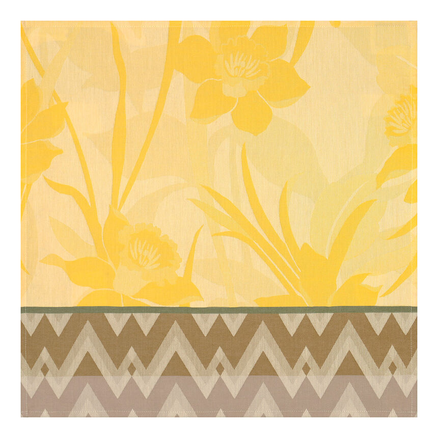 Box Set 2 Napkins La Vie en Vosges Yellow 58x58 100% cotton, , hi-res image number 1