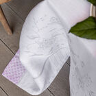 Tablecloth &Eacute;t&eacute; Indien Purple 120x120 100% linen, , hi-res image number 2