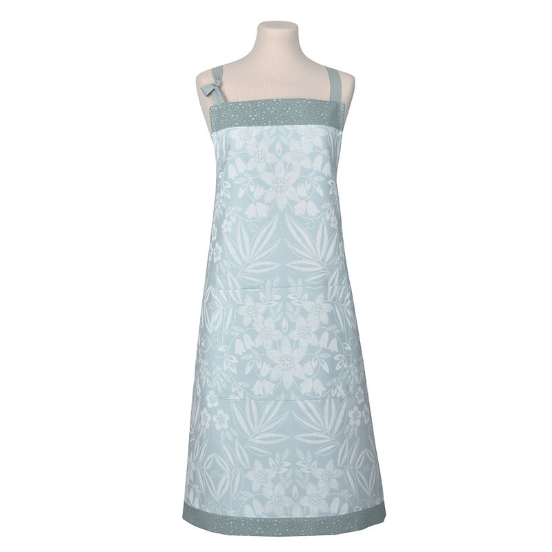 Apron Poésie d'hiver Blue 90x96 100% cotton, , hi-res image number 0