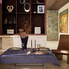 Tablecloth Sulawesi Blue 150x150 100% cotton, , hi-res image number 3