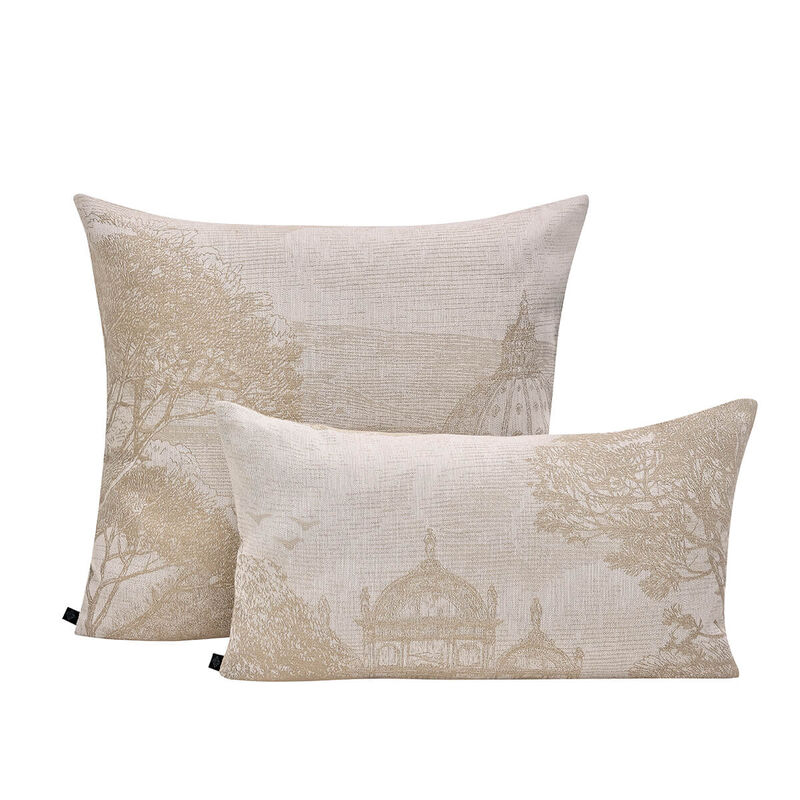Cushion cover Symphonie Beige 30x50 50% cotton - 50 % linen, , hi-res image number 2