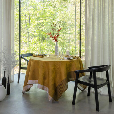 Tablecloth Souveraine  Gold &Oslash;175 100% linen