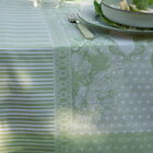 Tablecloth Promenade Imp&eacute;riale Green 120x120 100% cotton, , hi-res image number 4