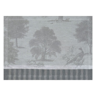 Placemat Souveraine  Silver 50x36 100% linen,  Placemat Souveraine  Silver 50x36 100% linen