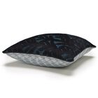 Cushion cover Empreintes Lagoon 50x50 82% cotton / 18% viscose, , hi-res image number 4