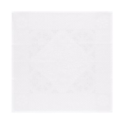 Napkin Bosphore Blanc Cotton, Linen