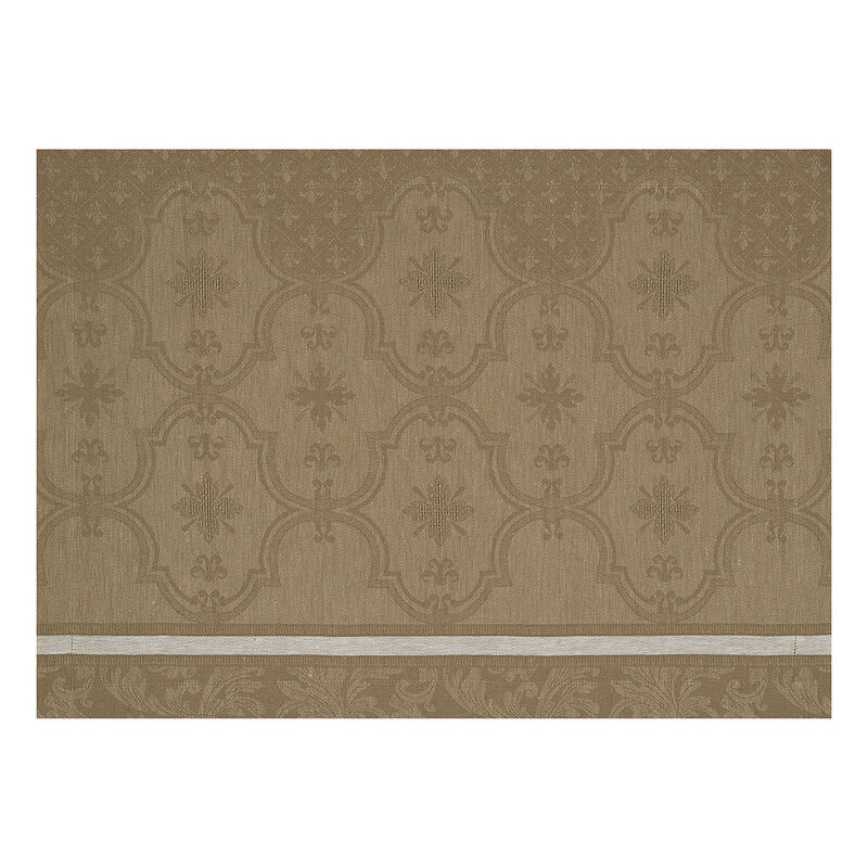 Placemat Armoiries Brown 50x36 100% linen, , hi-res image number 0