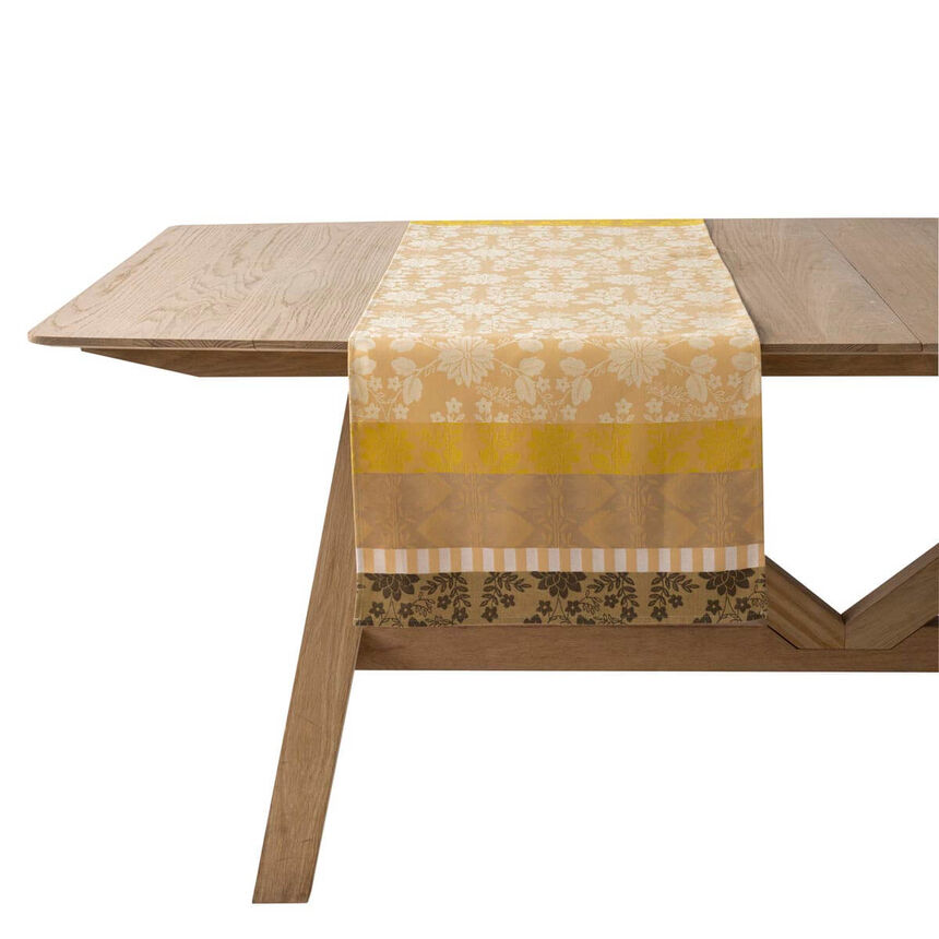 Runner Gipsy Yellow 50x150 100% cotton, , hi-res image number 0