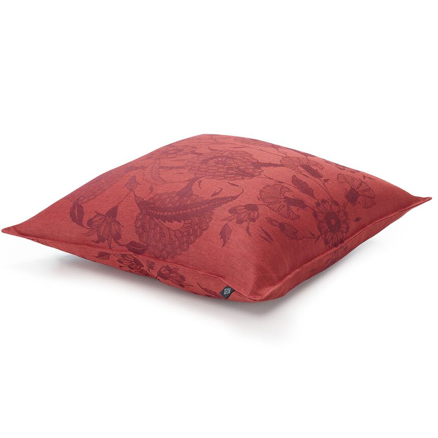 Cushion cover Ottomane Pivoine Burgundy 50x30 100% linen, , hi-res image number 2