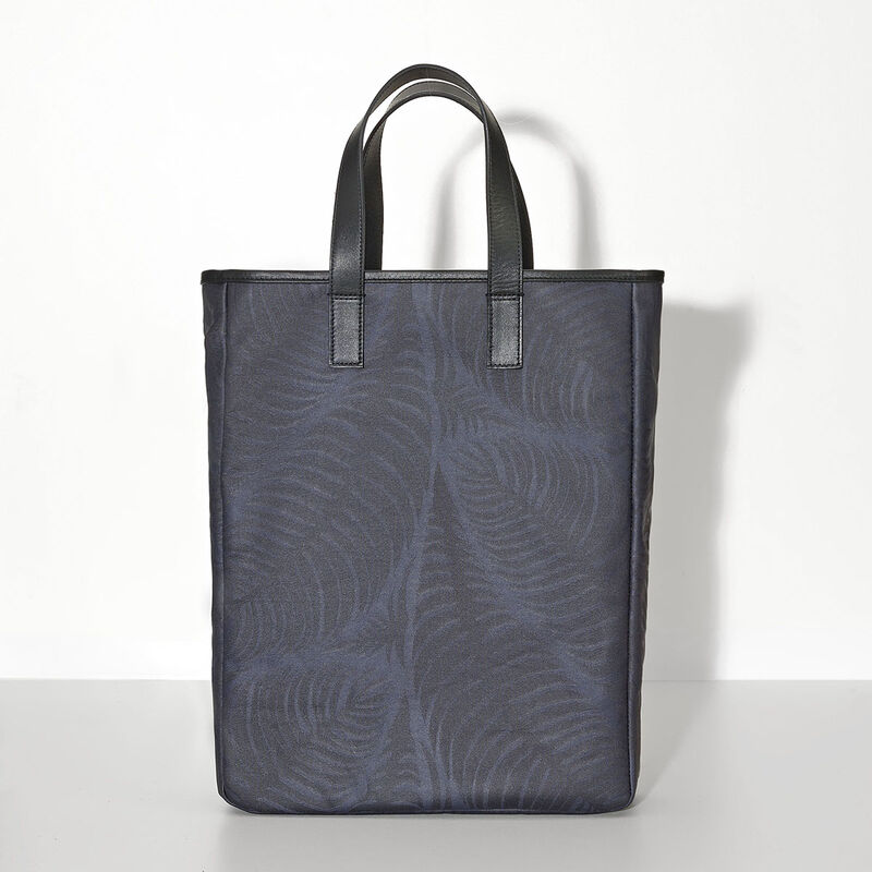 River Island jacquard monogram pouchette cross body bag in black