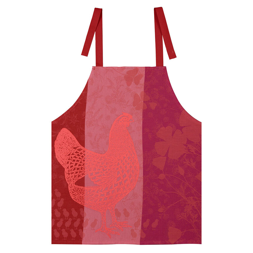 Child's apron Farm Family Pink Unique size 100% cotton, , hi-res image number 0