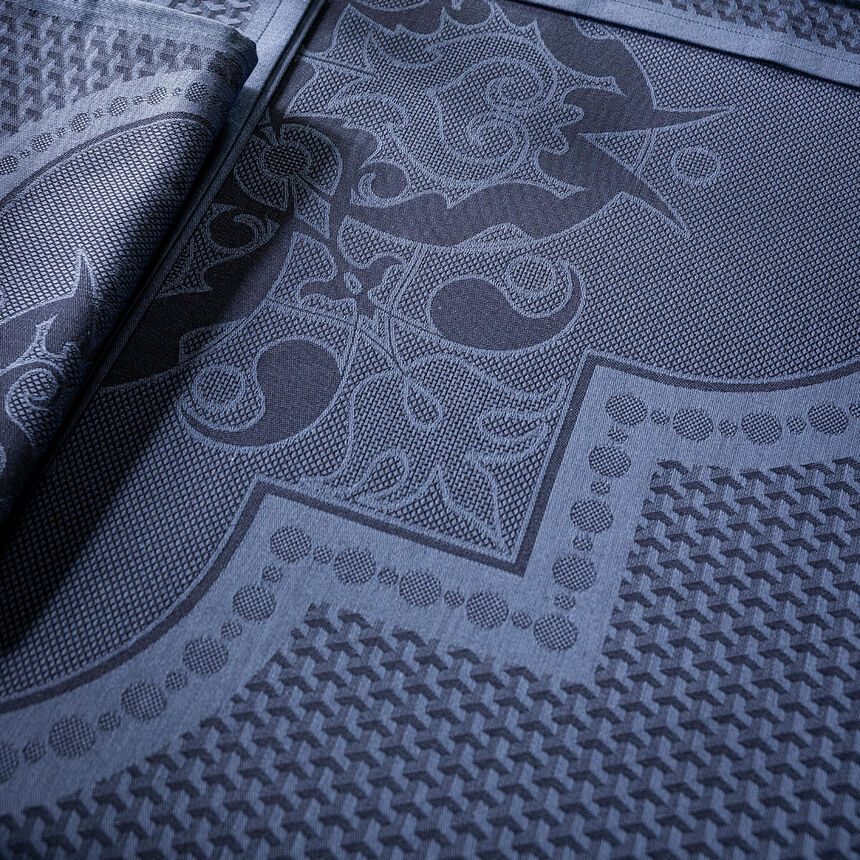 Tablecloth Palais V&eacute;nitien Blue 120x120 100% cotton, , hi-res image number 2