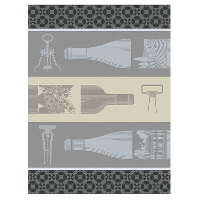 Tea towel Vin en Bouteille White 60x80 100% cotton