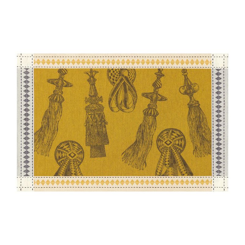 Placemat Manège Straw 54x38 100% cotton, , hi-res image number 1