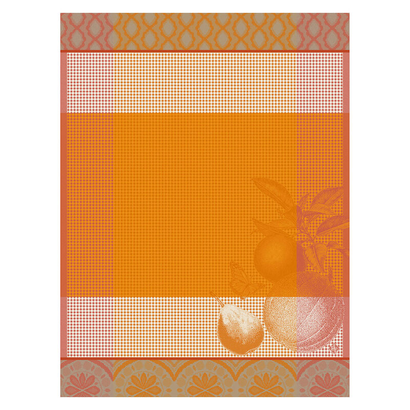 Hand towel Arrière-Pays Orange 60x80 100% cotton, , hi-res image number 0