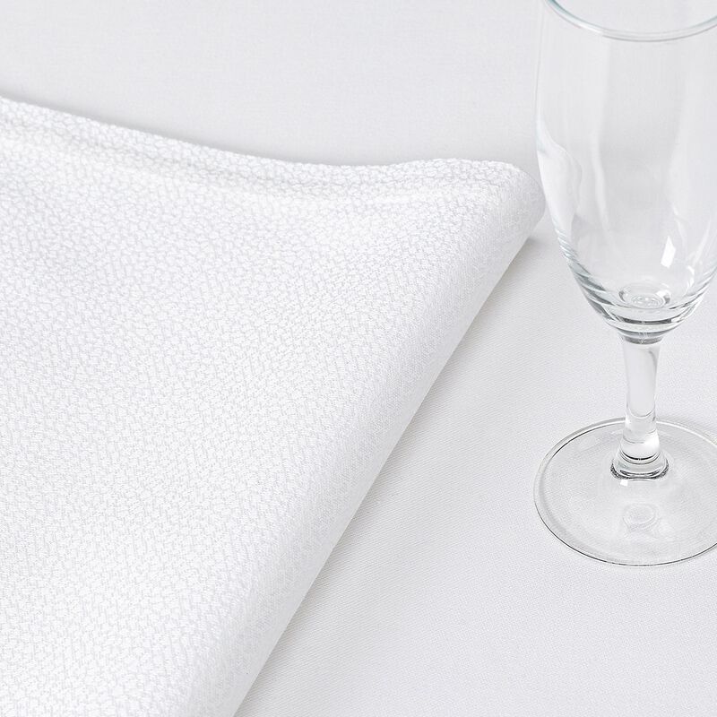 Napkin Offre White Galuchat 56x56 100% cotton, , hi-res