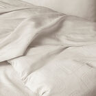 Flat sheets H&ocirc;tel particulier Grey 240X300 50% cotton - 50 % linen, , hi-res image number 0