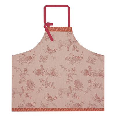 Apron Jos&eacute;phine Red 90x96 100% cotton