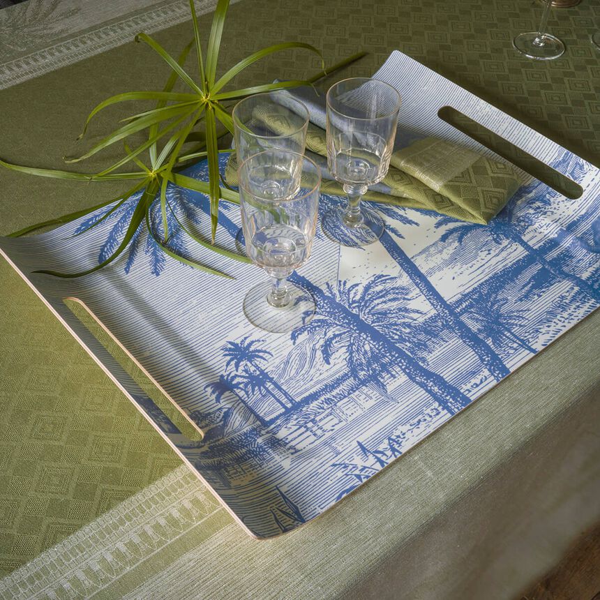 Tray Croisi&egrave;re sur le Nil Palm 58x42 Wood / 100% birch, , hi-res image number 0