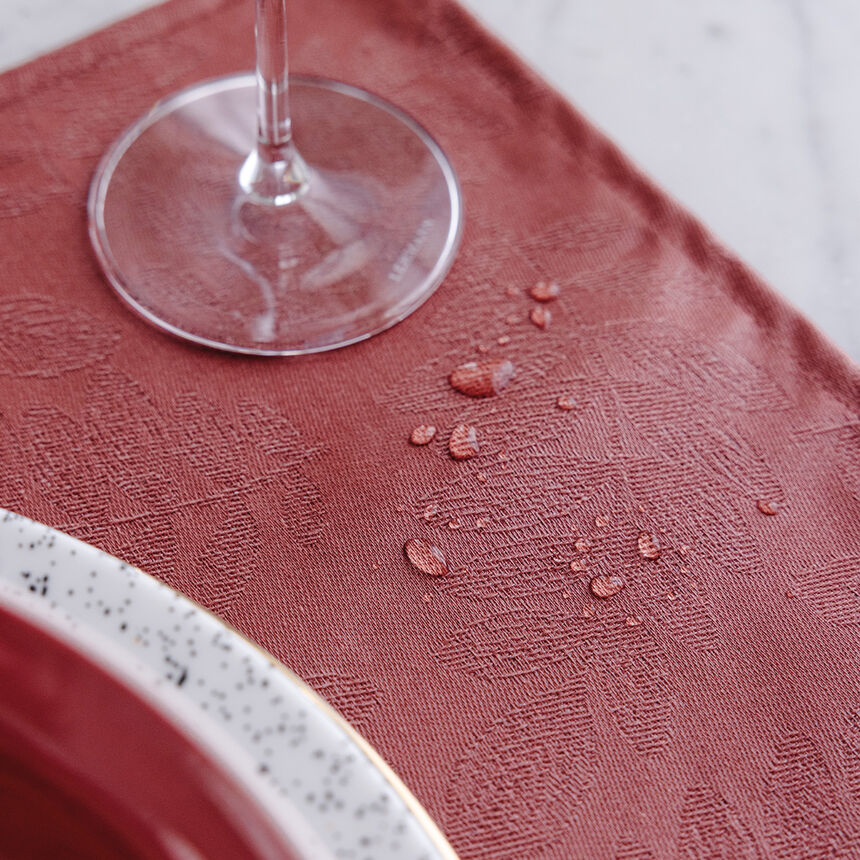 Coated placemat Vegetal mood Red 50x36 100% cotton, , hi-res image number 3