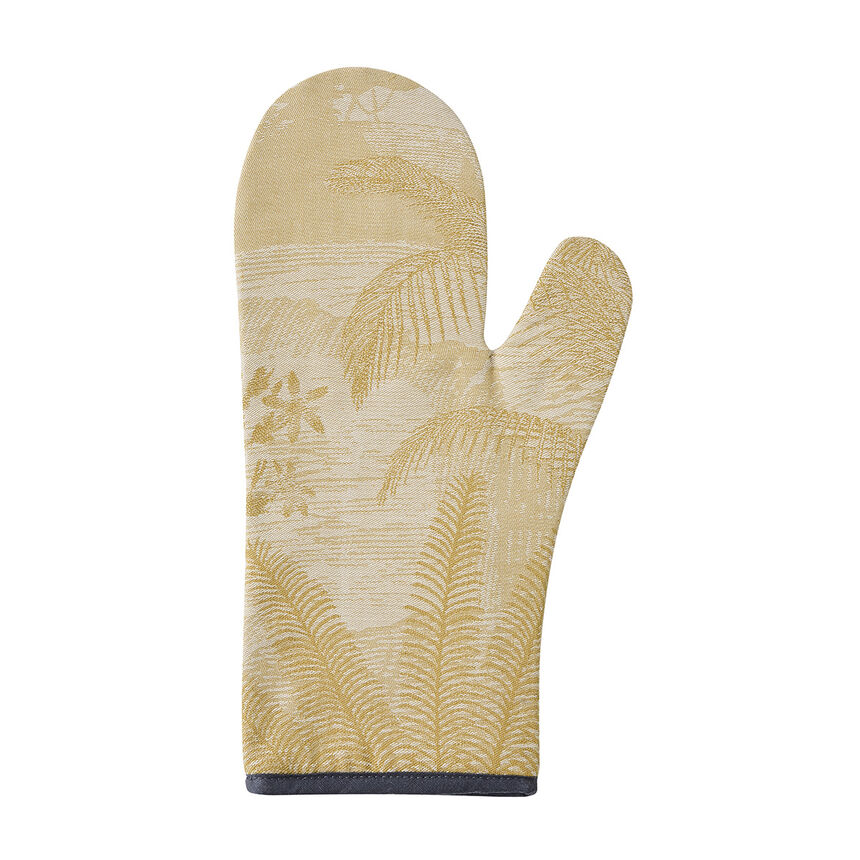 Oven gauntlet Sinhar&acirc;ja Yellow 18x33 100% cotton, , hi-res image number 0