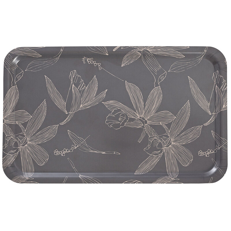 Tray Slow Life Carbon 53x32 Wood / 100% birch, , hi-res image number 1