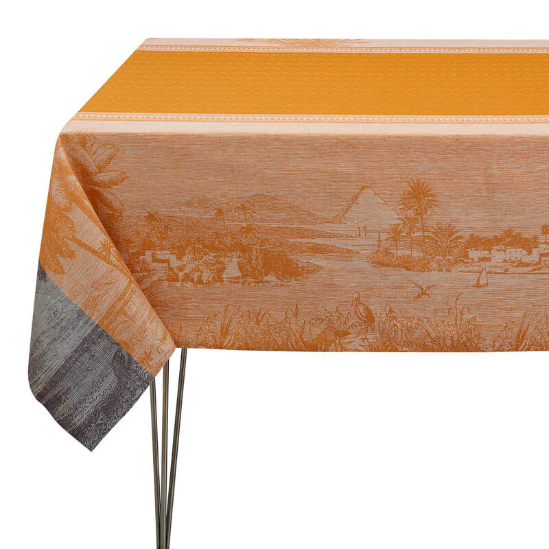 Tablecloth Croisière sur le Nil Desert 175x175 100% linen, , hi-res image number 1