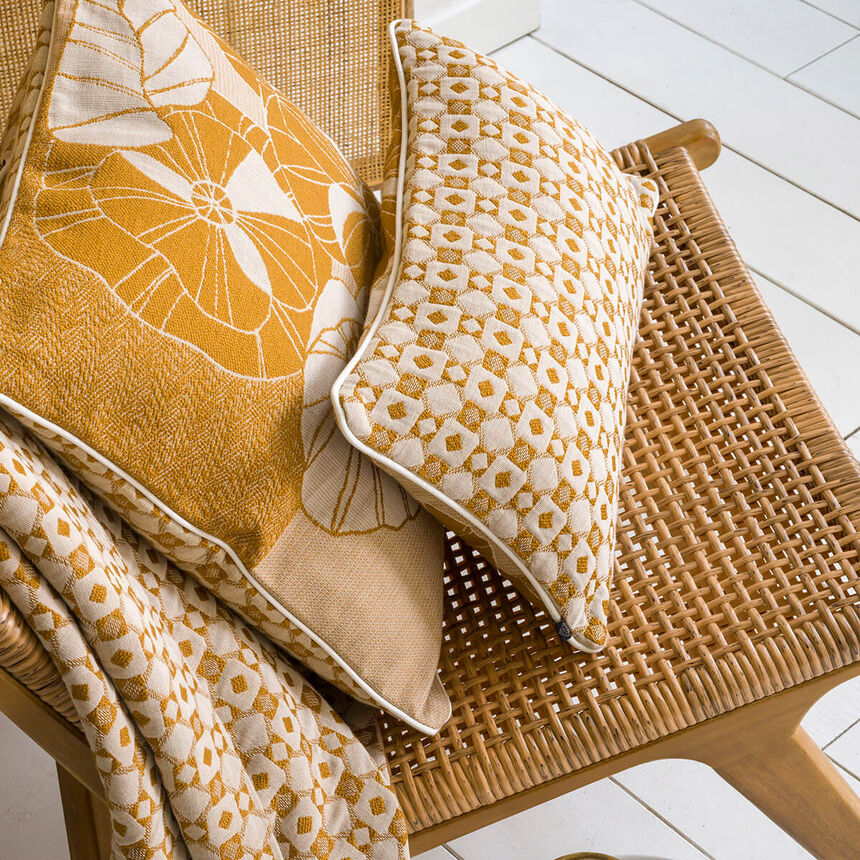 Throws Obsession Cinnamon 150x190 98% Cotton / 2% Polyamide, , hi-res image number 0