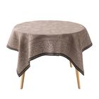 Tablecloth Romance Pink 175x175 100% linen, , hi-res image number 3