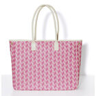 Shoulder bag Picto Pink 100% cotton, acrylic coating. Garnish: Cattle leather, , hi-res image number 2