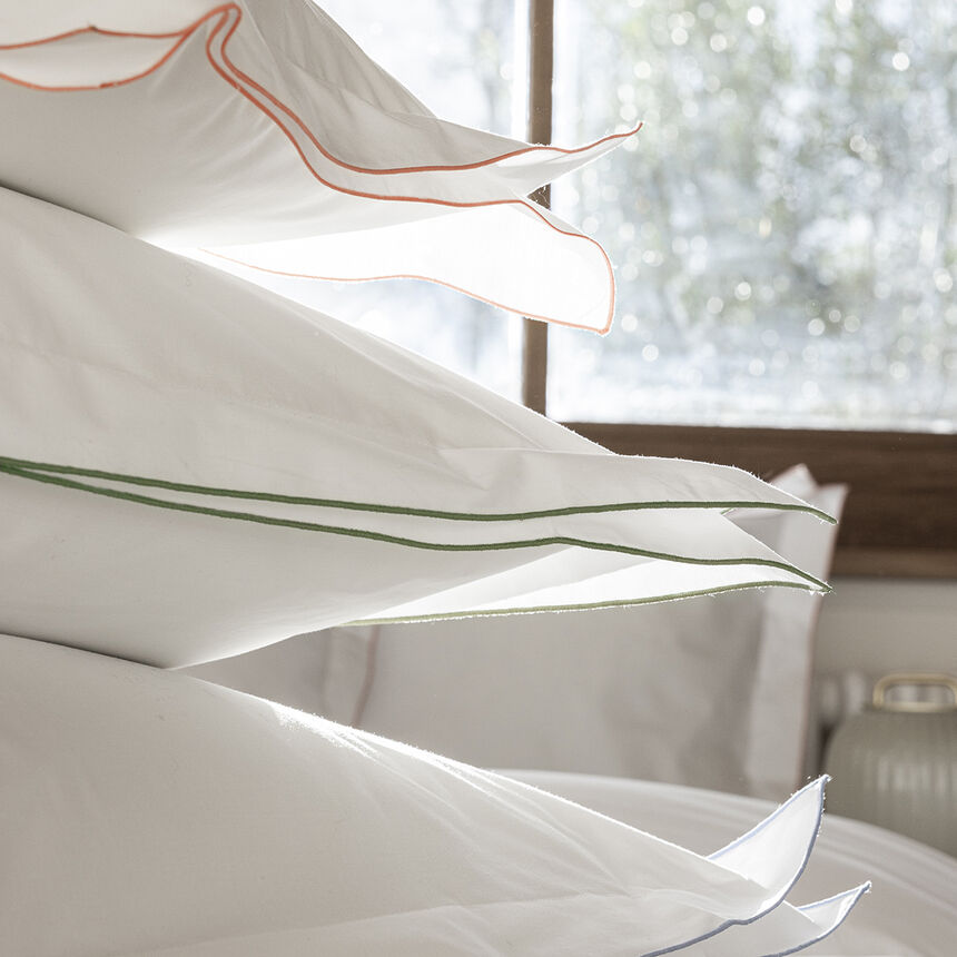 Pillowcase Songe Green 50X75 100% cotton, , hi-res image number 3