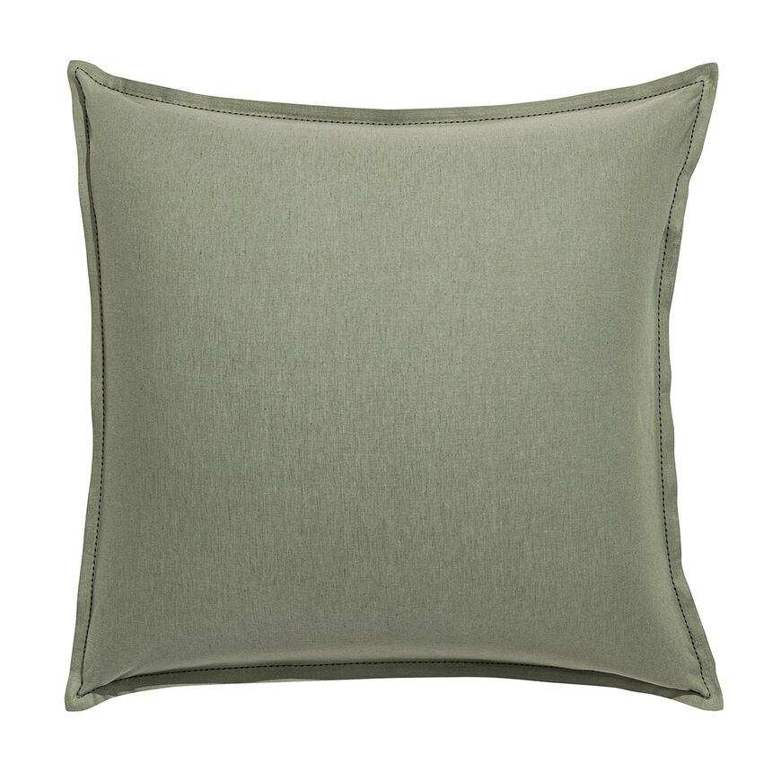 Pillowcase Nuances Green 50X75 50% cotton - 50 % linen, , hi-res image number 0