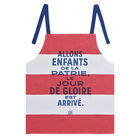 Child's apron Elysée Patrie Tricolor 66x60 100% cotton, , hi-res image number 0