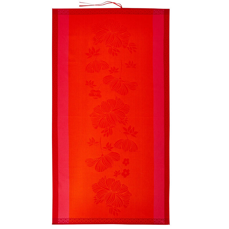 Beach towel Monoï Red 100x200 100% cotton, , hi-res image number 3