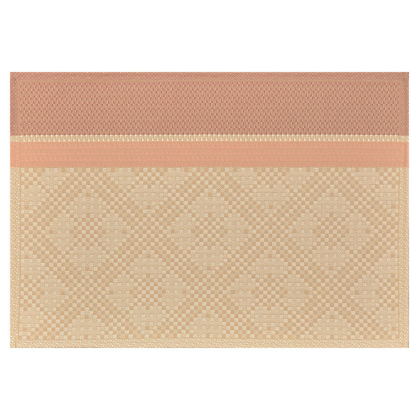 Coated placemat Essentiel Graphique Beige 50x36 100% cotton, , hi-res image number 0