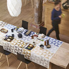 Tablecloth Origami Polychrome 140x260 100% cotton, , hi-res image number 1