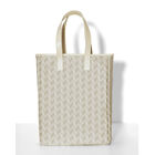 Hand-carried bag Picto Beige  100% cotton, acrylic coating. Garnish: Cattle leather, , hi-res image number 1