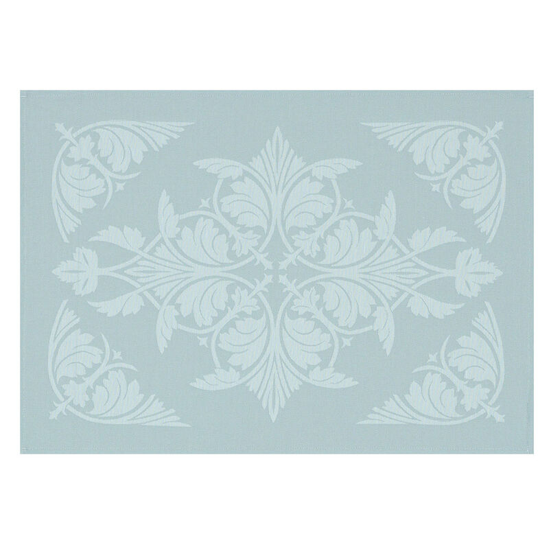 Coated placemat Syracuse Aqua 50x36 100% cotton, , hi-res
