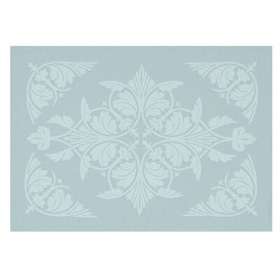 Coated placemat Syracuse Aqua 50x36 100% cotton,  Coated placemat Syracuse Aqua 50x36 100% cotton