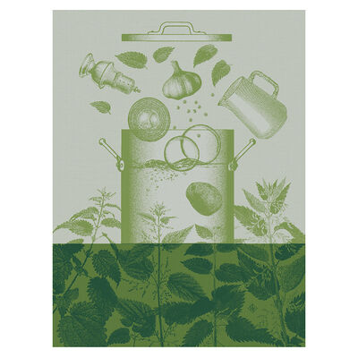 Tea towel Veloutés d'orties Cotton, Lyocell,  Tea towel Veloutés d'orties Cotton, Lyocell