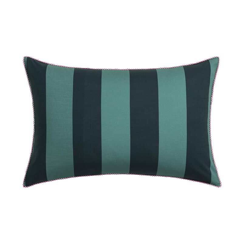 Pillowcase Vagabonde Green 40X80 100% cotton, , hi-res image number 3